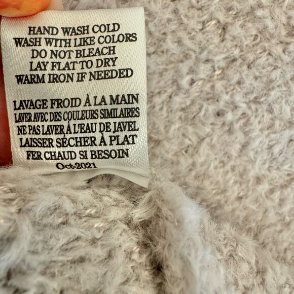 Z Supply Long Sleeve Open Front Hooded Long Cardigan Sweater Large - Picture 5 of 7